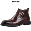 Zovizo bottines à boucle en cuir